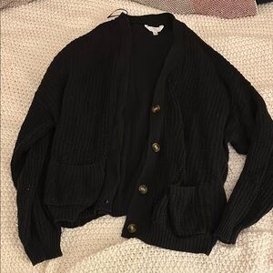 Target Classic Black Knit Cardigan